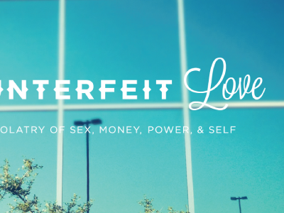 Counterfeit Love blue custom lettering losttype type