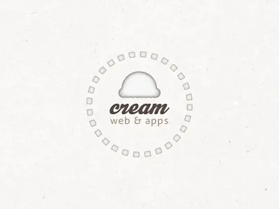 cream icon logo