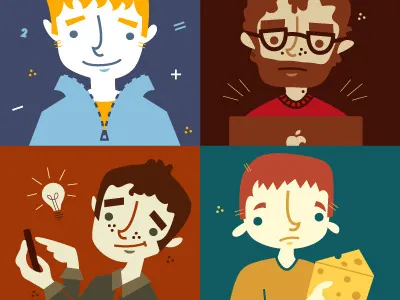 my friends! friends illustration