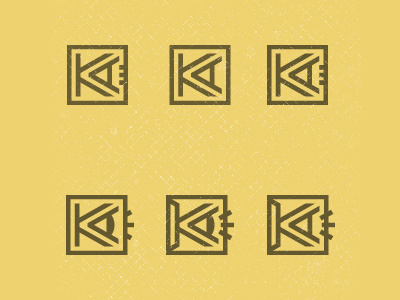 AK Monogram eye human identity logo look monogram personal watch