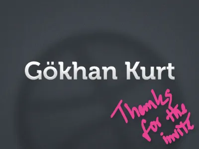 Thanks old friend first shadow signed thank you thanks