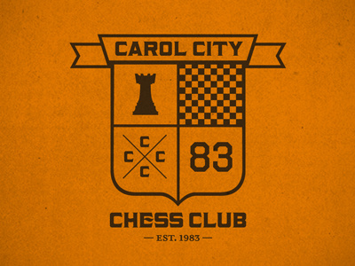 CCCC est. 1983 coat of arms design illustration logo personal