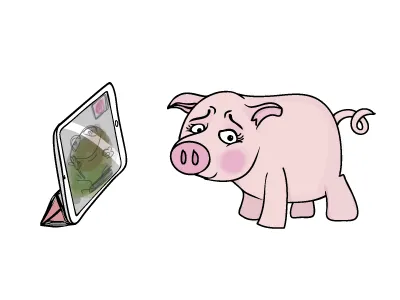 Piggy adobe ideas bullfrog chat facetime ipad miss piggy muppets pig piggy the muppets