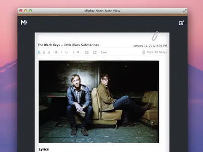 Mighty Note - Full View mighty note note paper