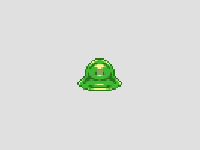 Slimey Pixels green monster pixel art rpg slime sprite