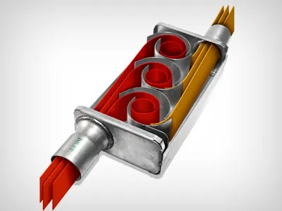 Technical Illustration auto car exhaust illustration mechanic muffler photoshop technical