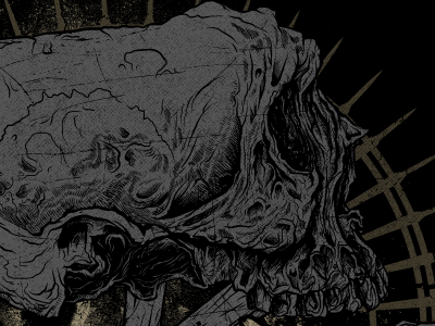 WIP - Colors design drawing illustration skull