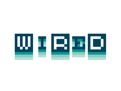 Wired 8-bit 8 bit colophon goran goran factory logo marco romano wired