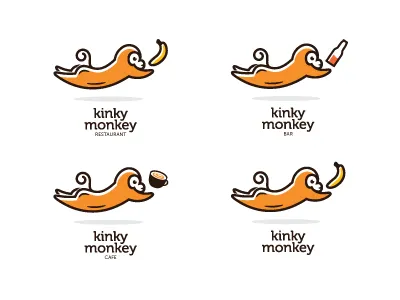 Kinky Monkey (unused mark) banana bar bas beer cafe kinky monkey monkey restaurant