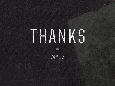 Thanks!