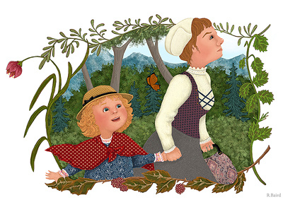 HeidiRobertabaird childrens book digital illustration illustration roberta baird