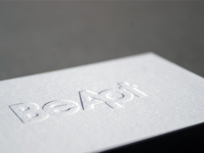 Blind Deboss blind business card deboss letterpress