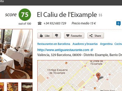 A portion of Restauranting layout restauranting
