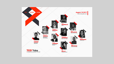 FUTURE PRESENT PAST | TEDx Yaba 2017 branding event graphic design social media