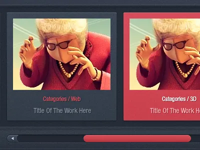 GUI - WordPress Theme 2. css gray gui menu navigation noise pink portfolio slider theme thumbnail ui web wordpress
