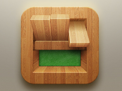 Close the box box icon iphone wood