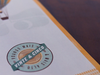 Vinte & Cinco print print seal