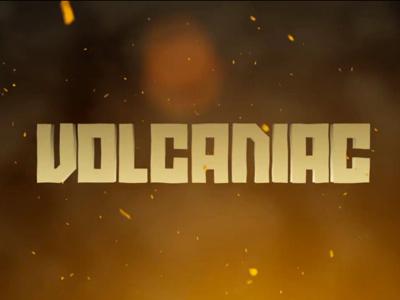 Volcaniac embers fire flare motion graphics titles volcano