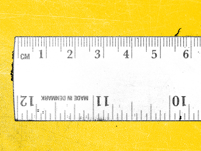 Ruler grunge poster ruler