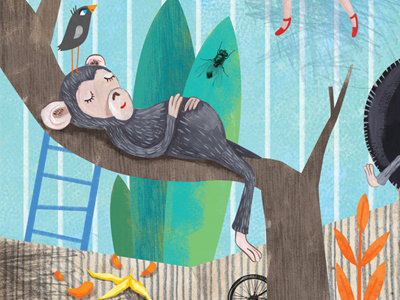 Monkey illustration monkey