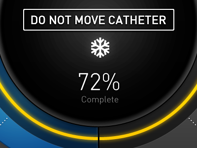 Freezing Cycle device ui medical