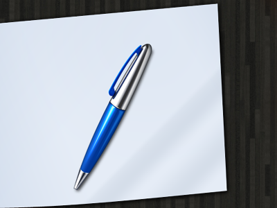 Pen metal paper pen vector wood