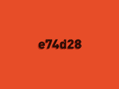 e74d28 bright color favorite orange type typography