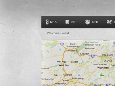 Sports Nav nav nba nfl nhl sports website