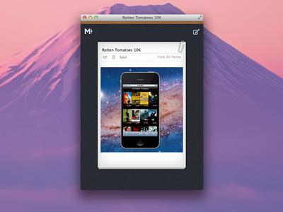 Responsive Full View - Mighty Note css3 note paper responsive