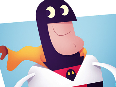 Space Ghost adult swim cartoon illustration retro superhero