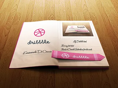 My Dribbble book book dribbble