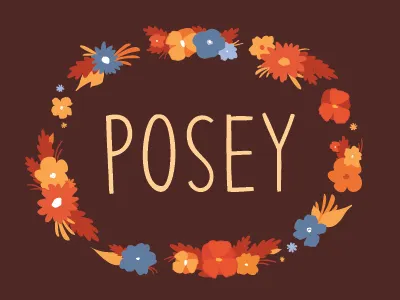 posey 2 hand lettering