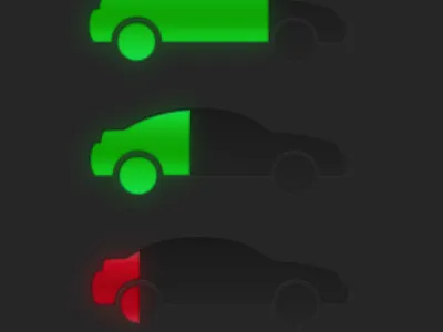 Progress Car car cars glow inset progress bar