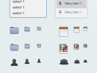 icons folder group html icon note photo photos user web webdesign