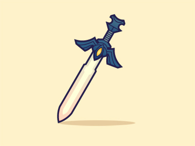 Master Sword illustrator master sword minimal vector