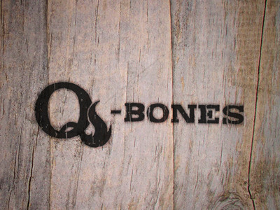 Q-Bones bones fire logo q slab