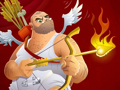 Hank cupid red valentine