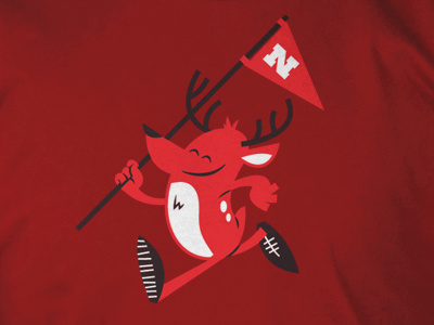 Nabby animal camp deer fun illustration mascot sports