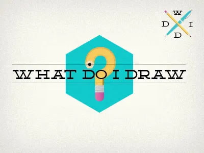 What Do I Draw? Logo Concept concept logo what do i draw