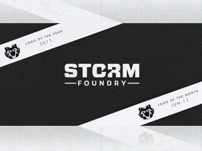 Logo of the Year 2011 logo of the year logomoose storm foundry