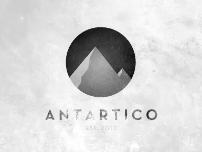 Antartico #4 adobe adobe fireworks fireworks iceberg logo mountains neutra shape solid