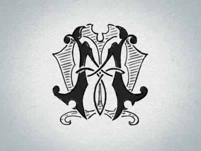 MM - Sketch alphabet concept id letterform logo m mm monogram sketch type typography