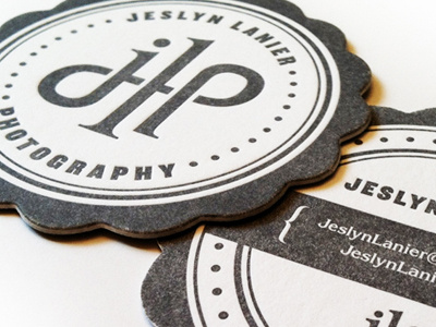 Letterpress Business Cards Detail 2 1 over 1 business card dots gray letterpress mamas sauce monogram typography