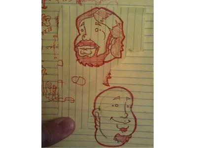 Fat Boys Sketch caricature illustration sketch