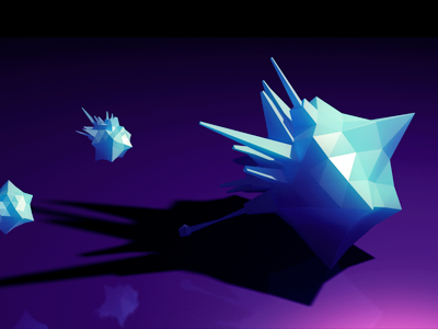 C4D first try 3d 4d cinema polygon triangle