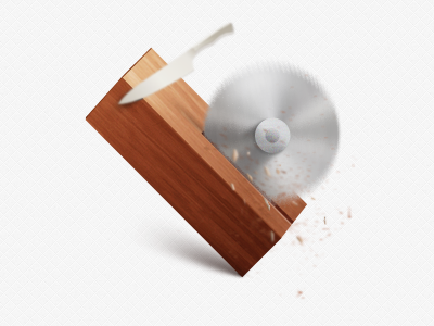 Cut it! circular saw cut cutting equipment illustration knife saw wood