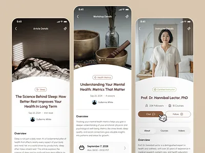 freud v2: AI Mental Health App - Resources & Workshop Details ai mental health app ai therapy app article details article ui blog app clean figma ui kit green mental health app mental health article mental health chatbot mental health companion mental health ui kit mindful assistant app mindfulness app minimal mobile app modern mood tracker app self care app