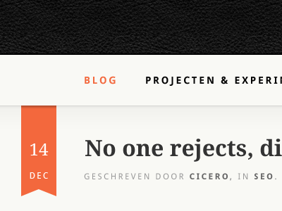 Blog blog webdesign