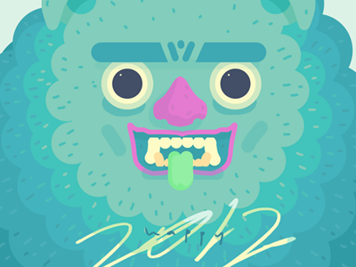 2012 Dragon dragon illustration