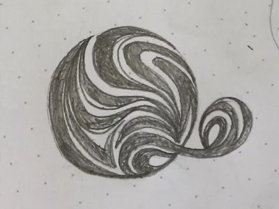 As simple as ABC - Q continued alphabet drawn lettering type typography